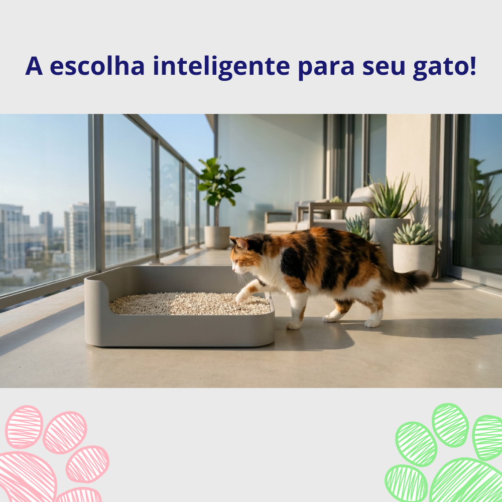 Areia Higienica Natural Tofu Rota do Pet Escolha Inteligente